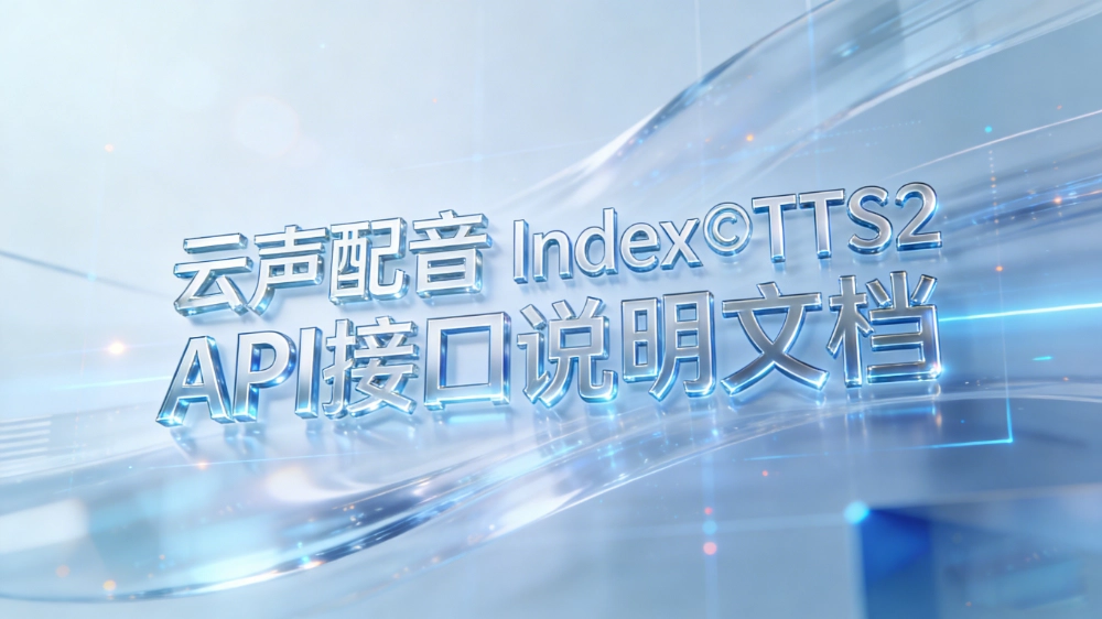 Index-TTS2 同步语音合成 API 接口文档 1 Index-TTS2 同步语音合成 API 接口文档 1